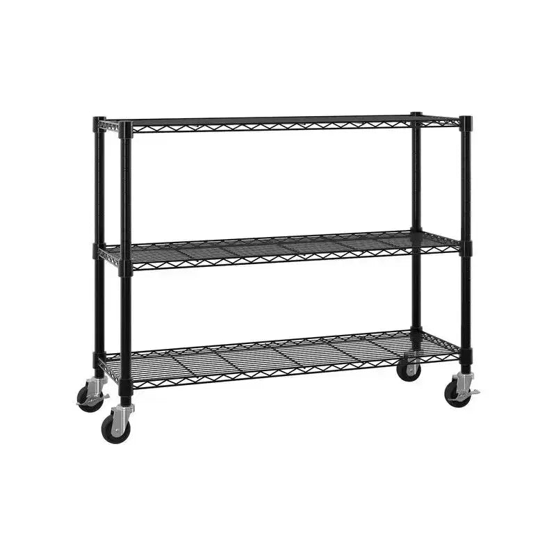 Scaffale alto 46 pollici con ruote e altezza regolabile