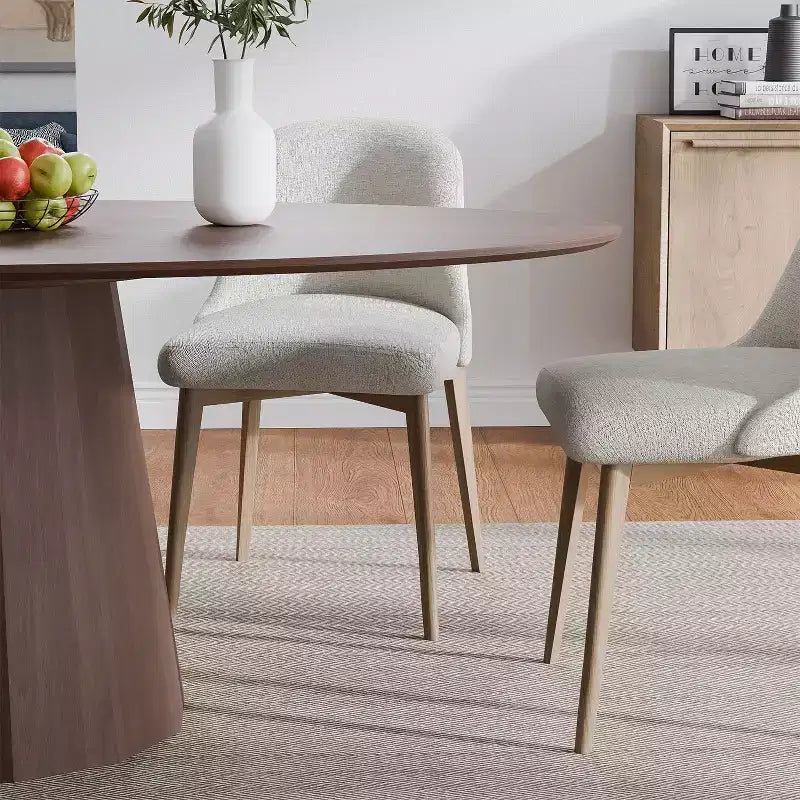 Tavolo da pranzo rotondo in legno massello in stile nordico da 67 pollici, tavolo rotondo grande moderno e semplice per casa e ristorante, design di lusso leggero