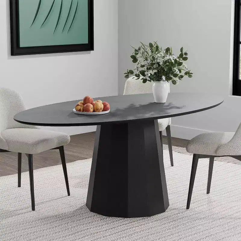 Tavolo da pranzo rotondo in legno massello in stile nordico da 67 pollici, tavolo rotondo grande moderno e semplice per casa e ristorante, design di lusso leggero