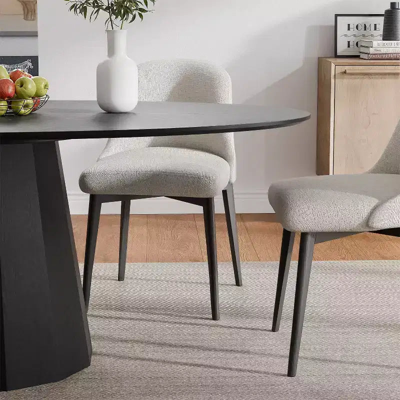 Tavolo da pranzo rotondo in legno massello in stile nordico da 67 pollici, tavolo rotondo grande moderno e semplice per casa e ristorante, design di lusso leggero