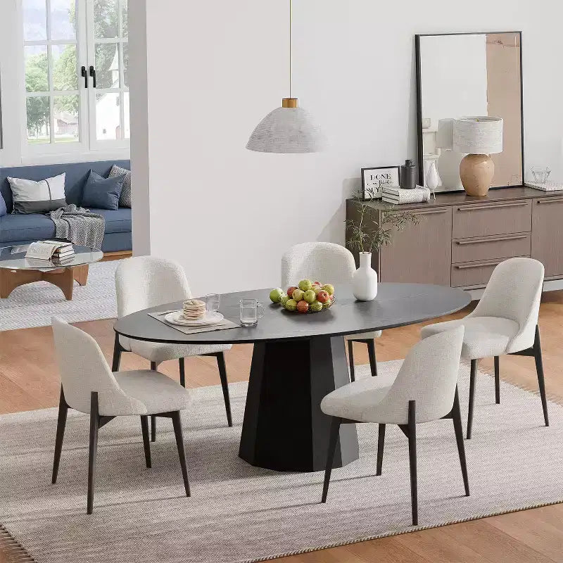Tavolo da pranzo rotondo in legno massello in stile nordico da 67 pollici, tavolo rotondo grande moderno e semplice per casa e ristorante, design di lusso leggero
