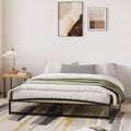 Coolmee Queen Size Metal Bed Frame,Platform Bed Frame with Arch Design,10 Inch Heavy Duty Strong Support Slats,Sturdy Mattress Foundation