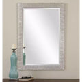 Specchio da parete anticato color argento 29 x 41
