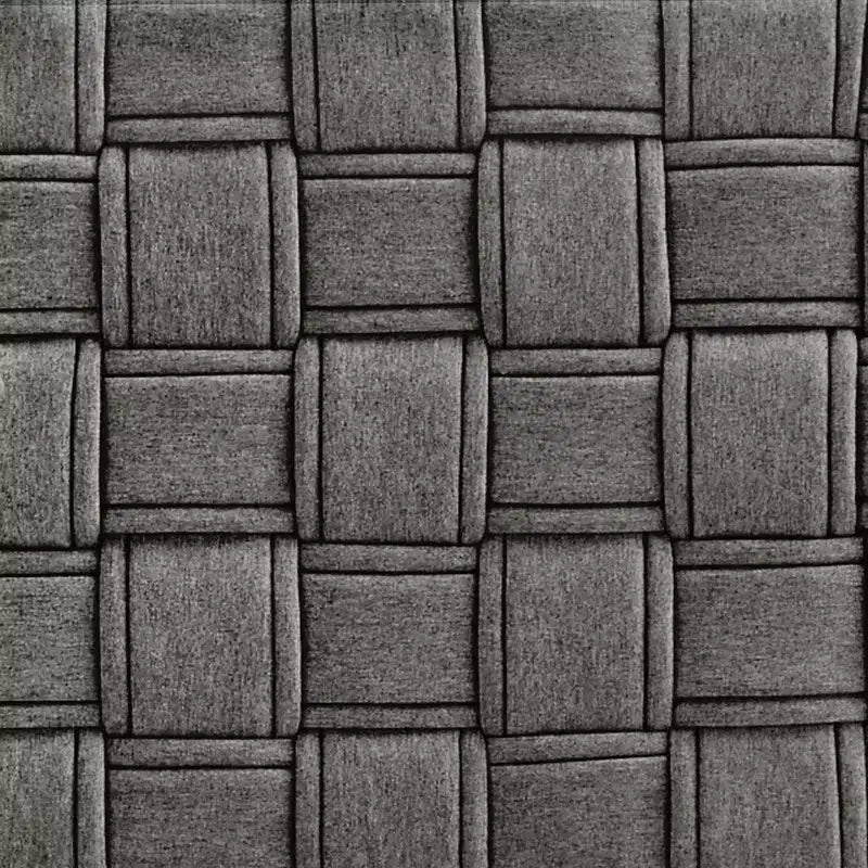 Sedie da pranzo con schienale intrecciato, finitura noce (set da 2)