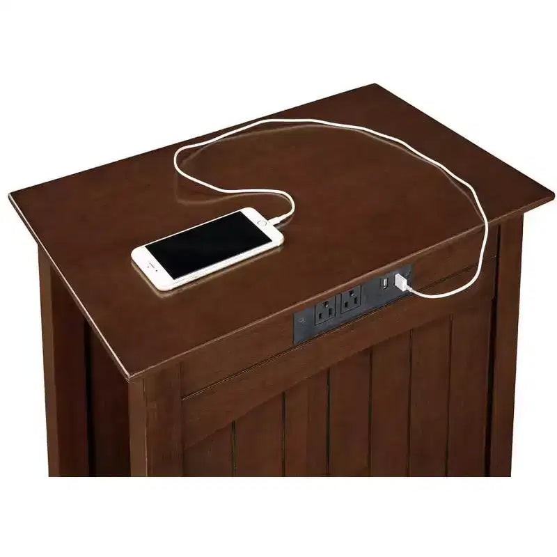 Tavolino Rettangolare con Piano in Legno 1 pezzo