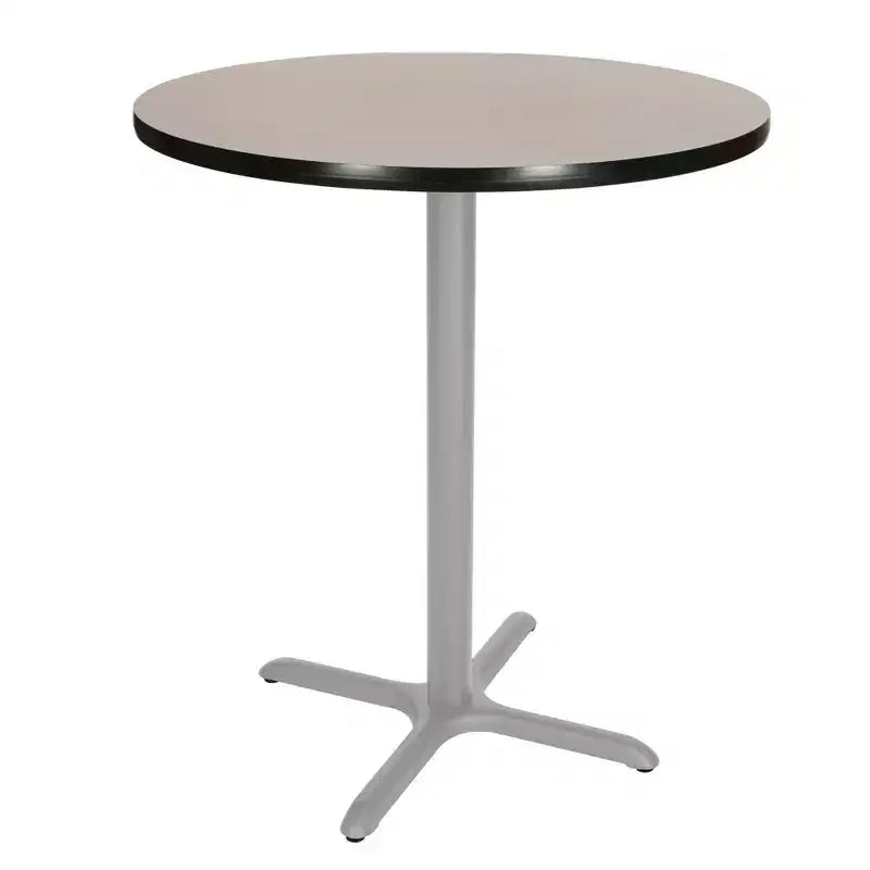 Tavolo da bar/da pranzo rotondo da 42" con base a X