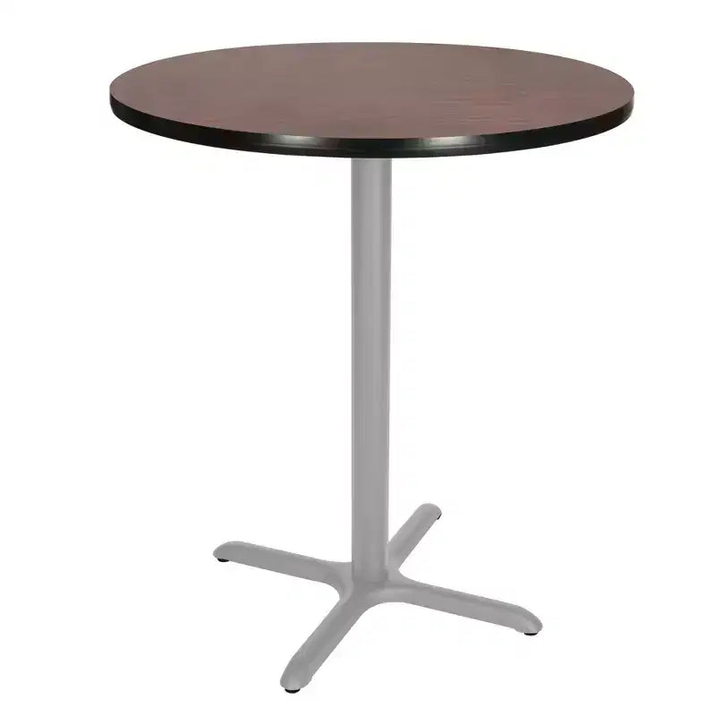 Tavolo da bar/da pranzo rotondo da 42" con base a X